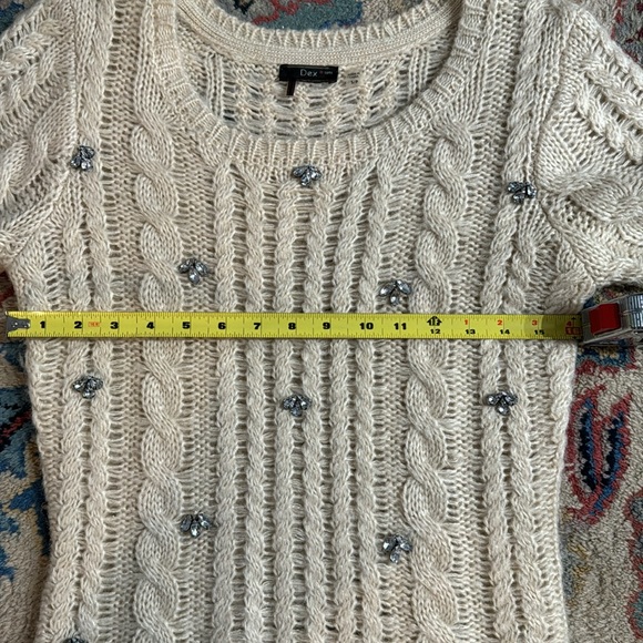 Dex Cable Knit Sweater Dress - Picture 4 of 8